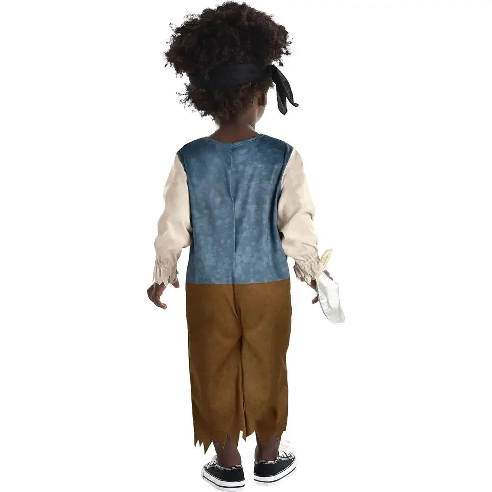 ShipWrecked Pirate 3pc Costume with Sword Infant 0-6 months New Halloween New